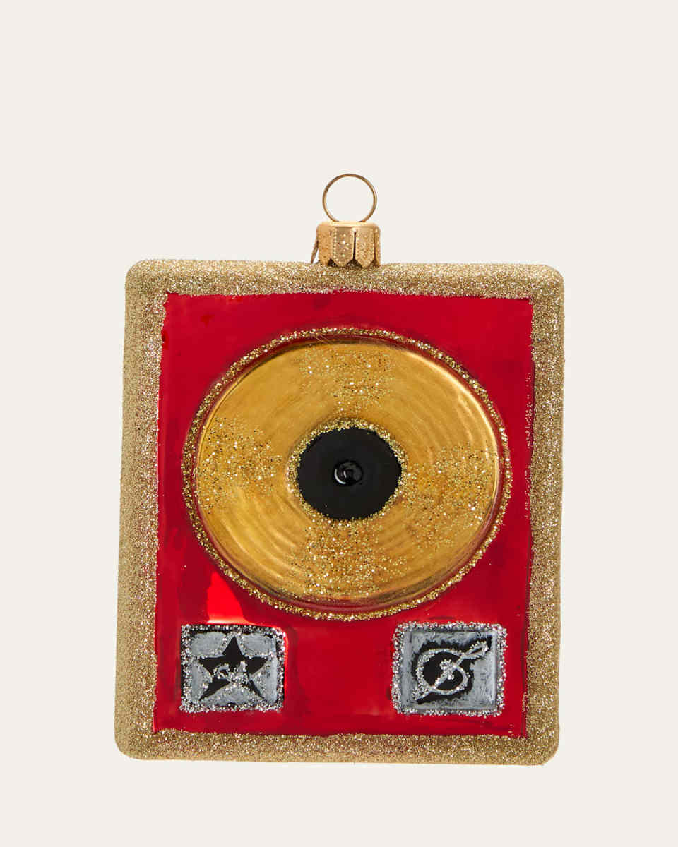 Golden Record Christmas Ornament