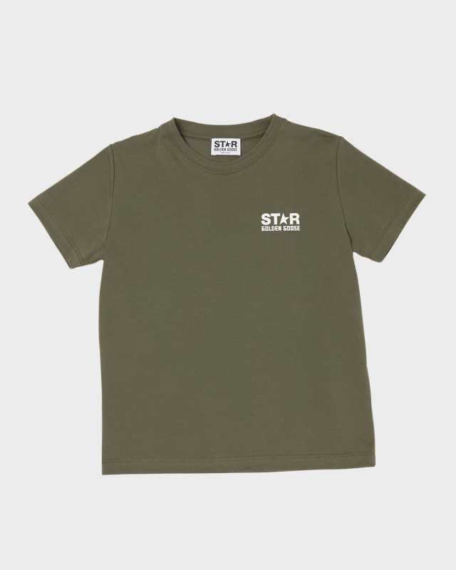 Boy's Star Logo T-Shirt, Size 4-10