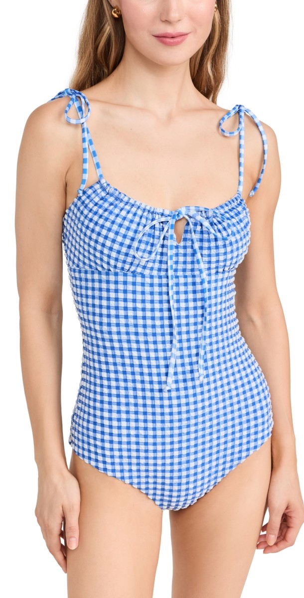 Beach Riot Betsy One Piece Seaside Gingham