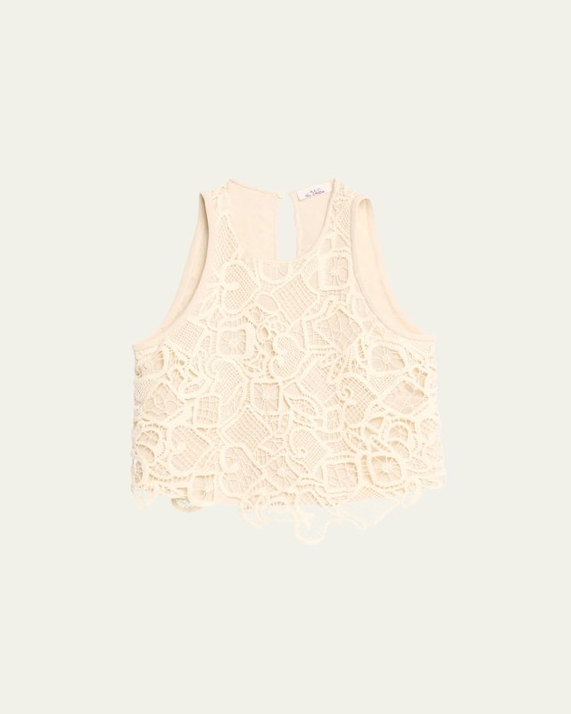 Lena Overlay Lace Tank Top