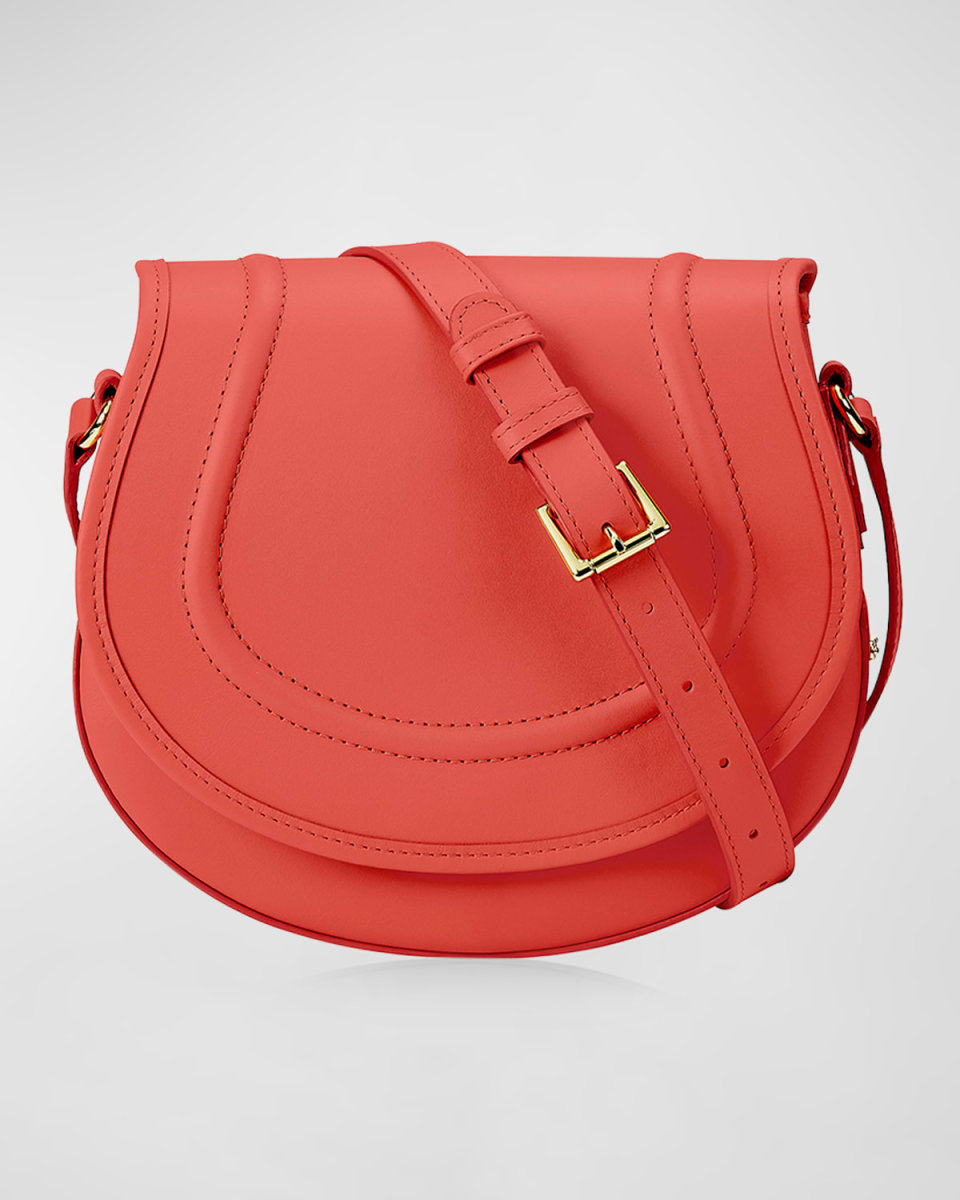 Jenni Saddle Leather Crossbody Bag