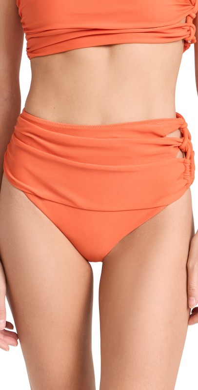 SIMKHAI Quadria Bikini Bottoms Flame