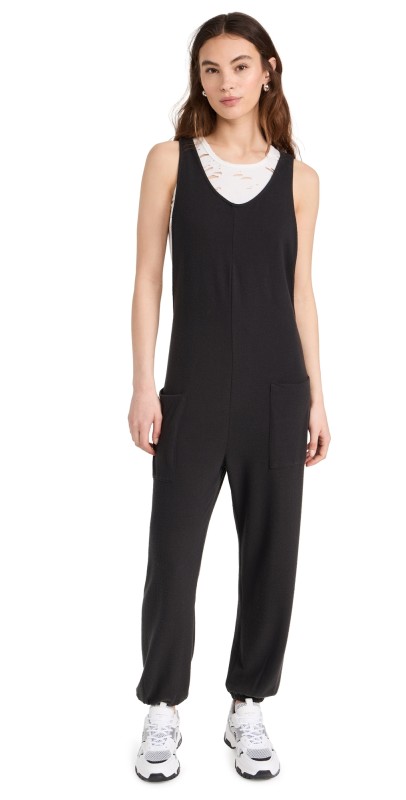 Spiritual Gangster Leah Jumpsuit Vintage Black