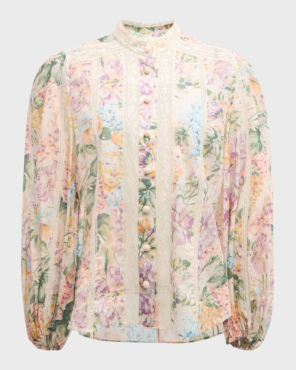 Halliday Lace Trim Shirt