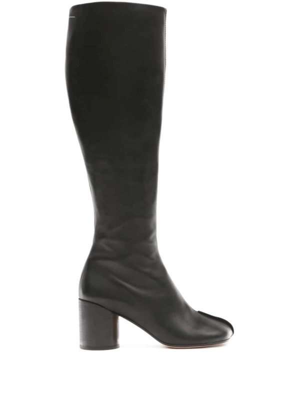 knee-high leather boots