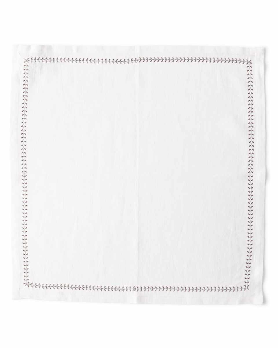 Gunmetal Herringbone Napkin