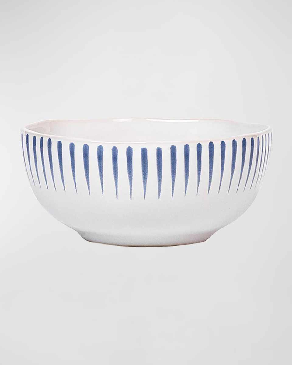Sitio Stripe Delft Blue Cereal/Ice Cream Bowl