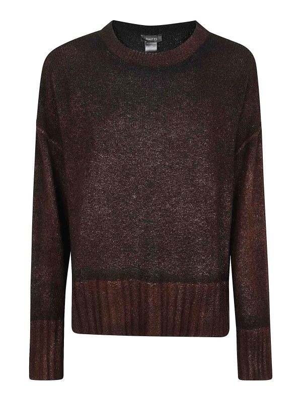 Avant Toi Pull Col Bateau - Marron