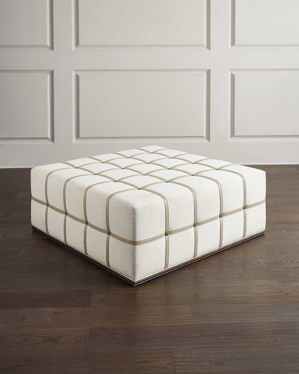 Steamer Trunk Cocktail Ottoman