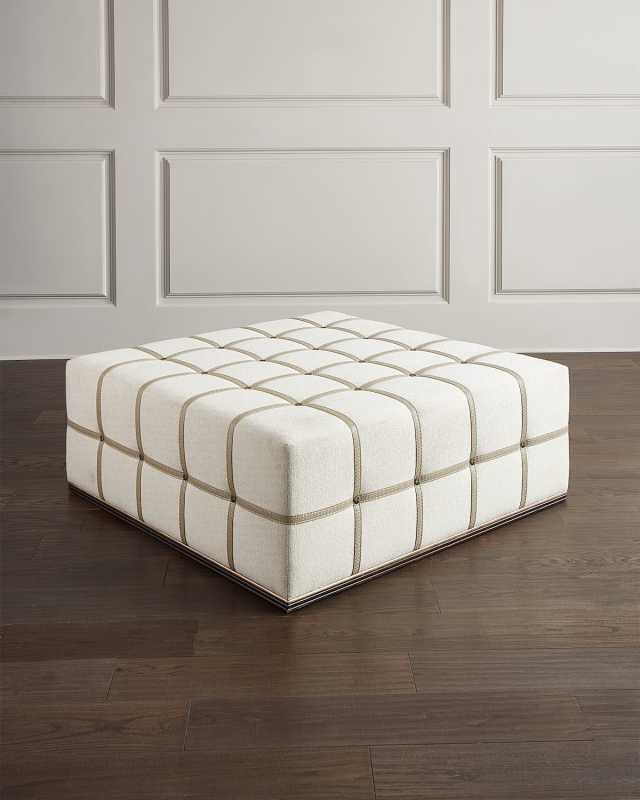 Steamer Trunk Cocktail Ottoman