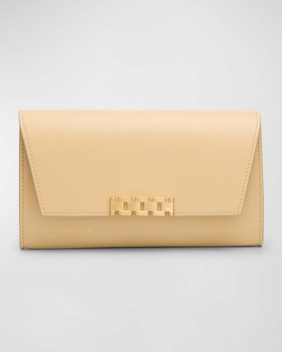 Flap Leather Wallet on Chain