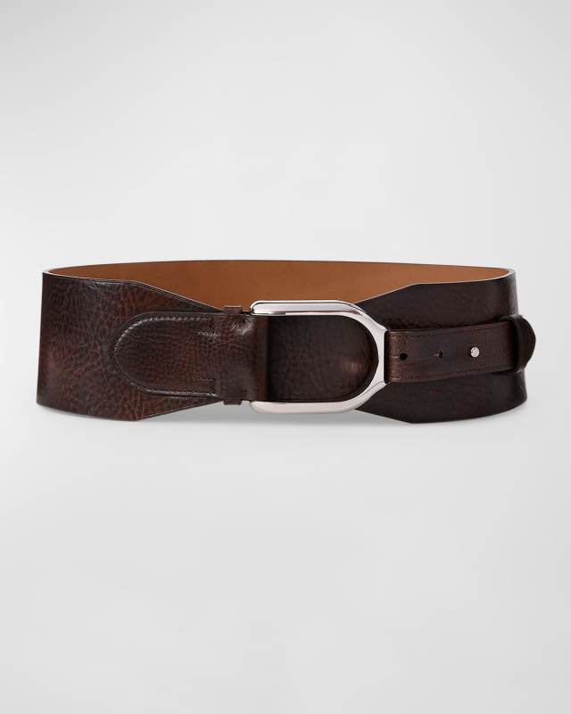 Distressed Welington Turnback Waist Belt