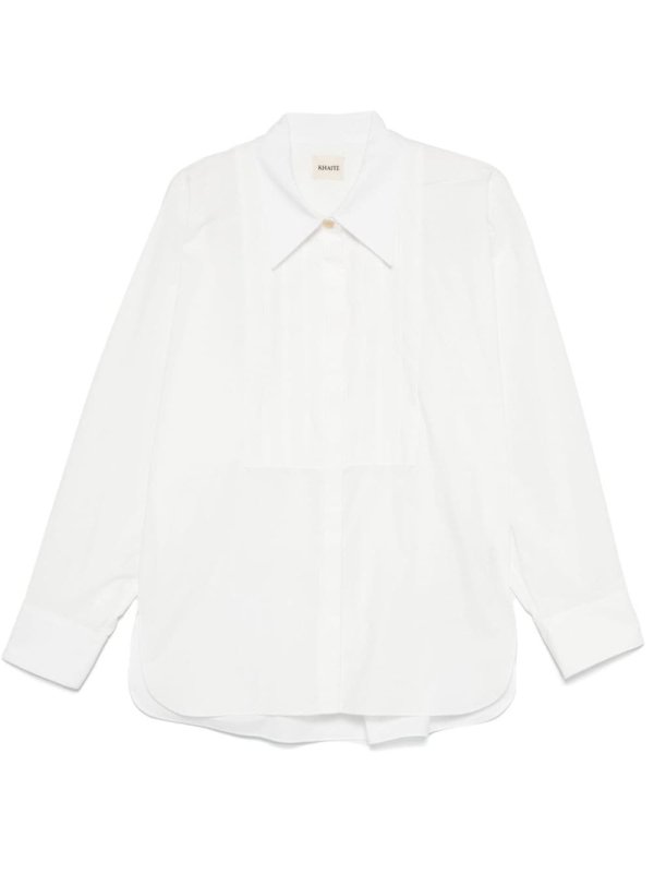 pintuck-detailed shirt