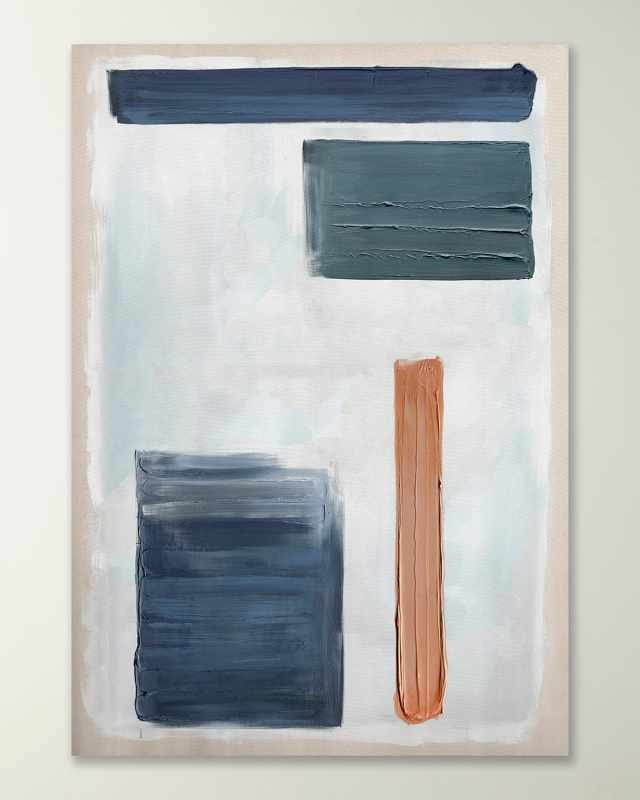 Denim Texture Abstract 1 Giclee