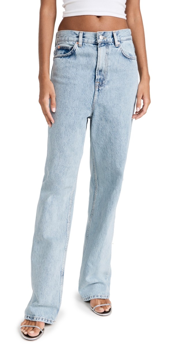 WARDROBE. NYC Denim Low Rise Jean Blue