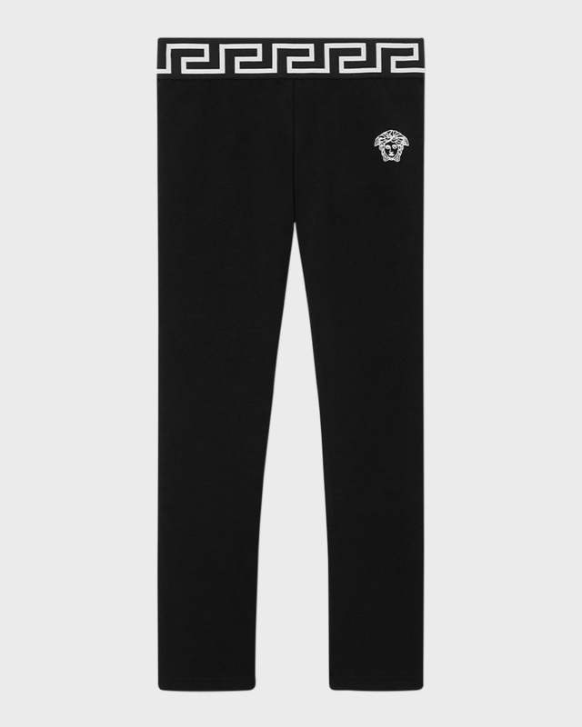 Girl's Greca Border Active Leggings, Size 8-
