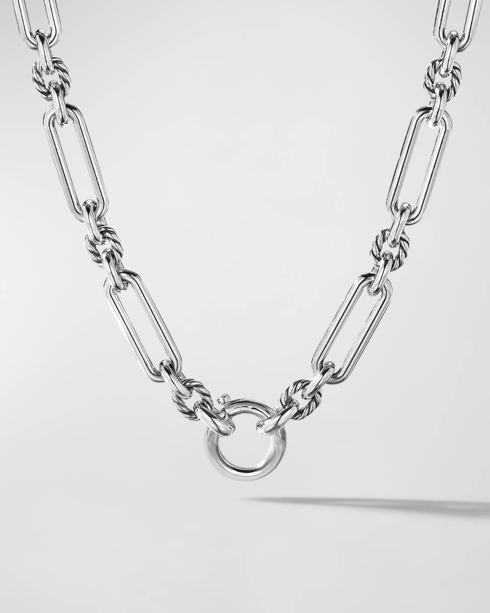 Lexington Chain Necklace in Silver, 9.8mm, 16.5"L