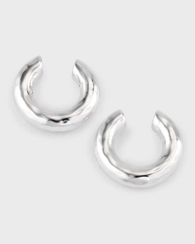 Silver Ear Cuff Pair