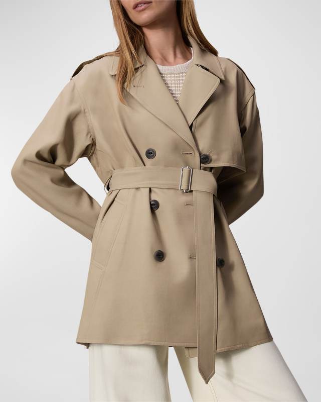 Beverly Cropped Trench Coat