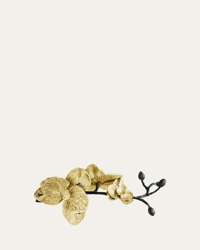 Gold Orchid Object