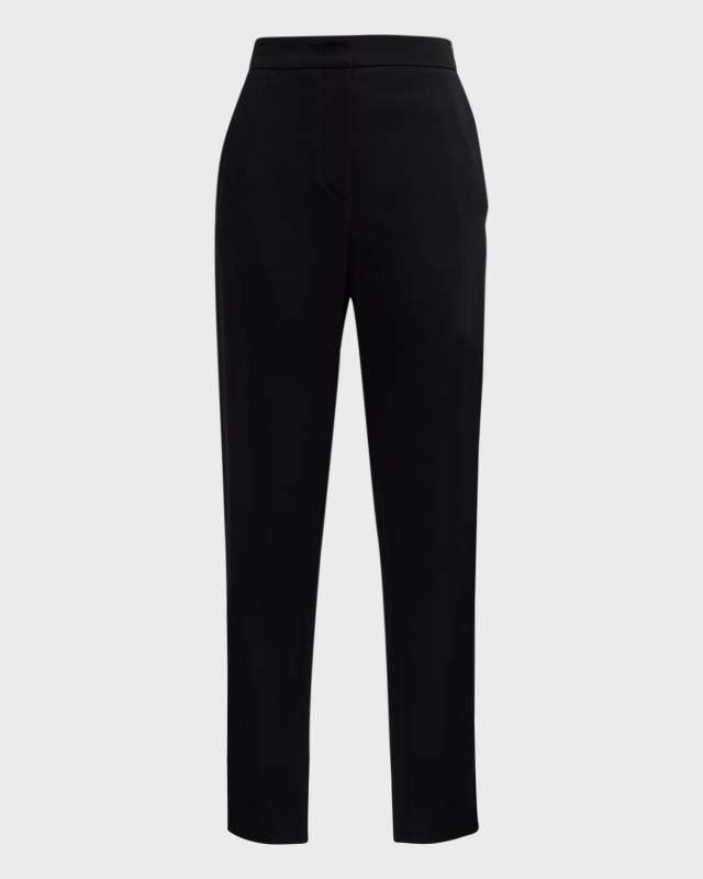 Cady Straight-Leg Trousers