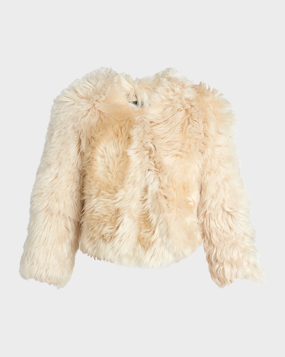 Curly Lamb Shearling Jacket