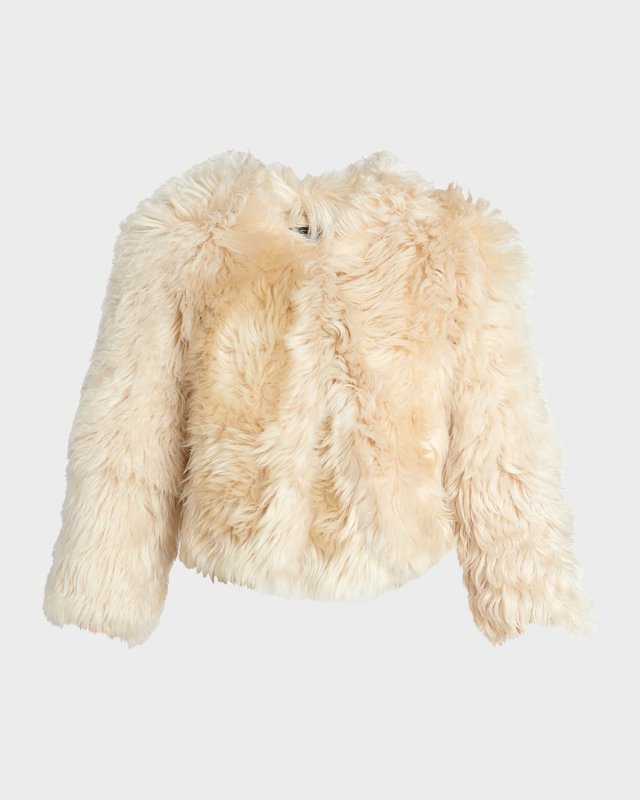 Curly Lamb Shearling Jacket