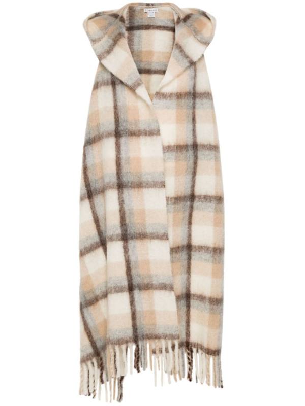 hooded cape scarf