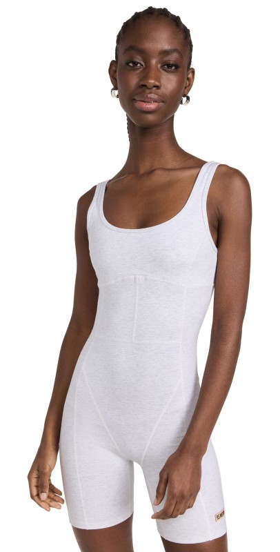 P. E NATION Challenge Bodysuit Grey Marl