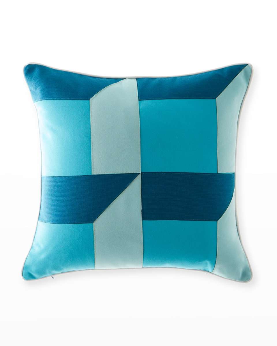 Plage Patchwork Decorative Pillow