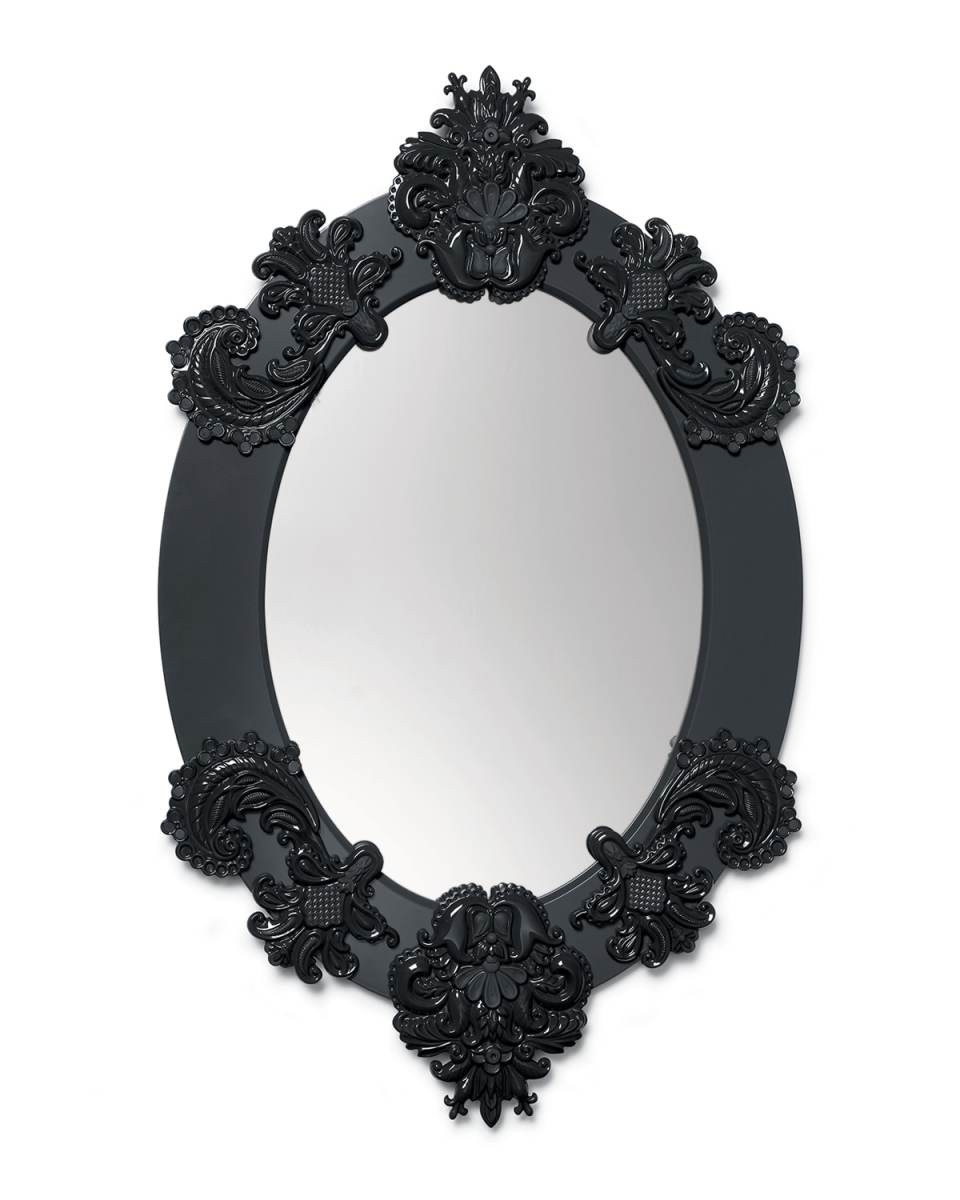 Framed Oval Mirror
