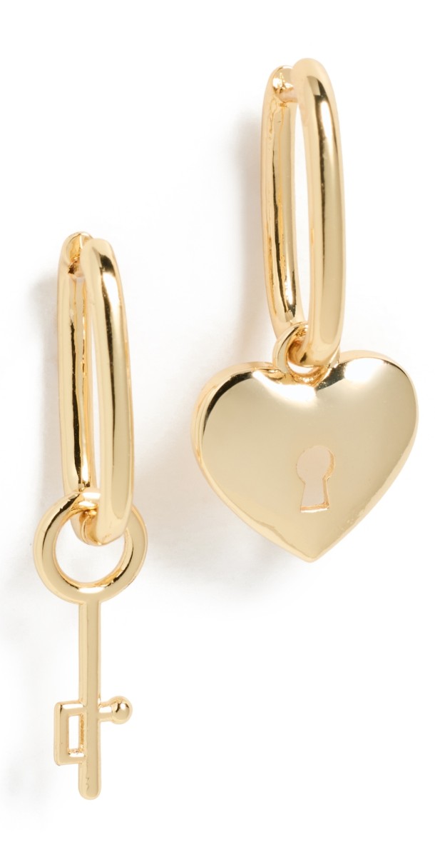 SHASHI Commitment Charm Huggies Gold