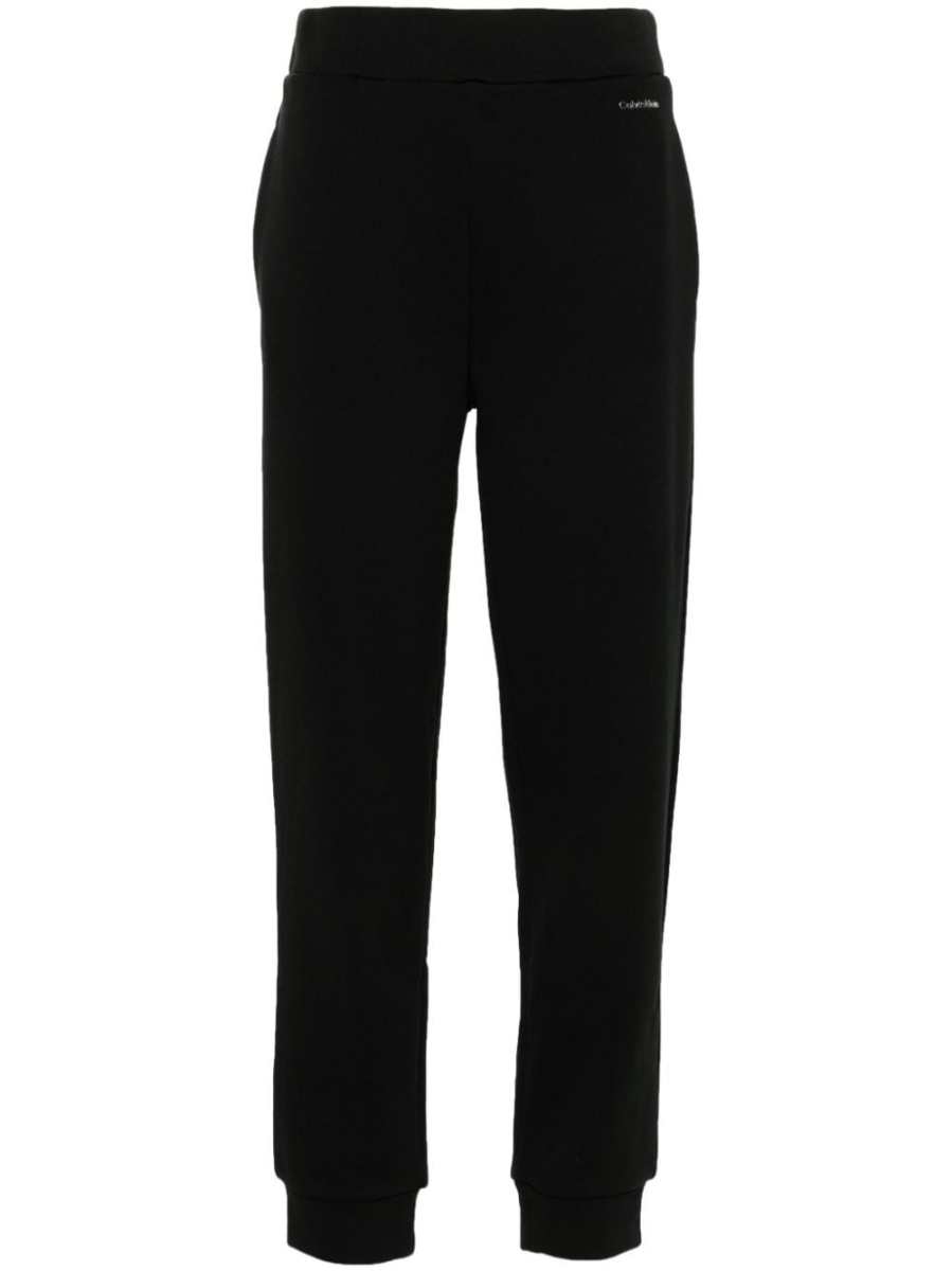 high-waist track trousers