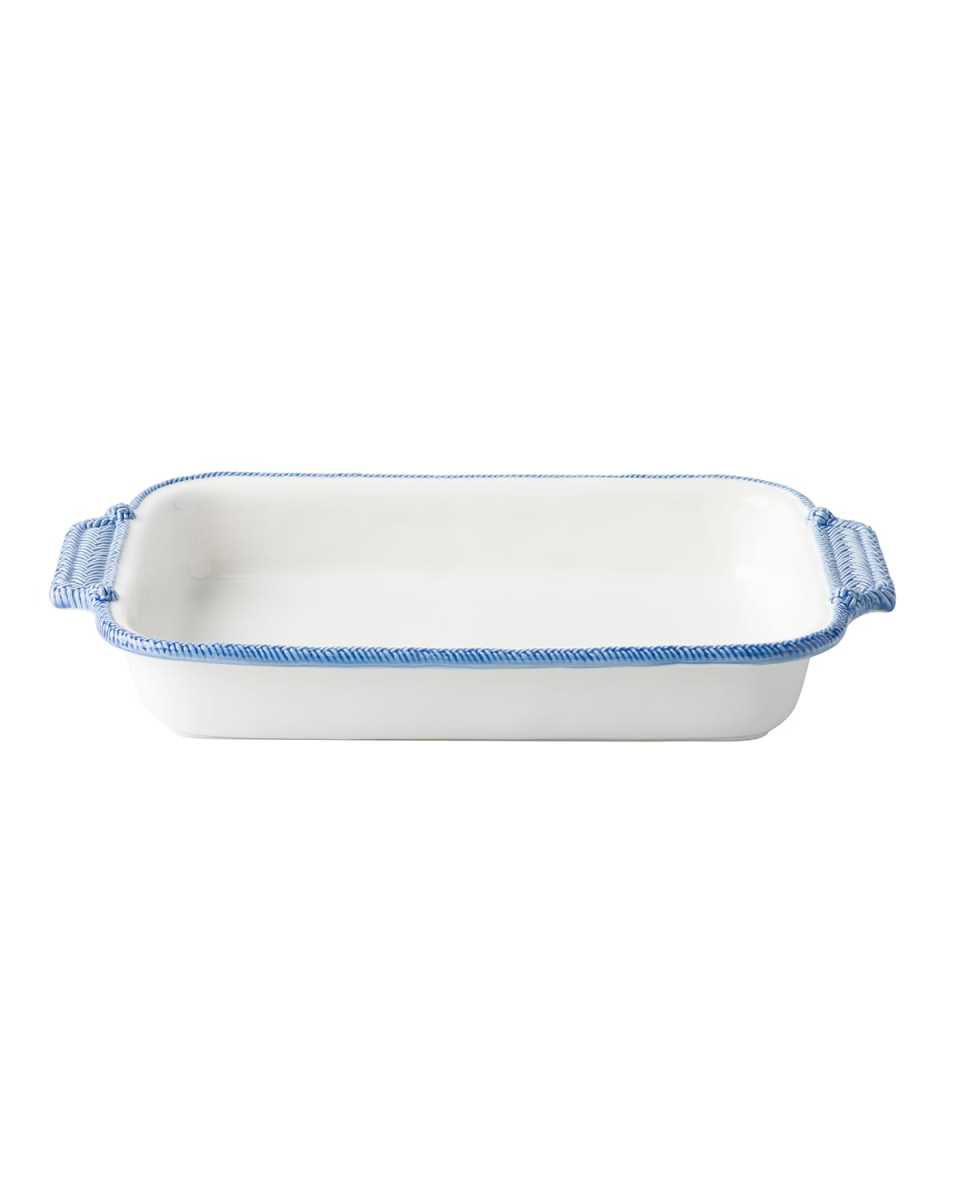 Le Panier White Delft Rectangular Baker