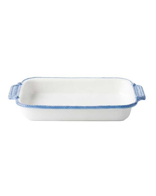 Le Panier White Delft Rectangular Baker