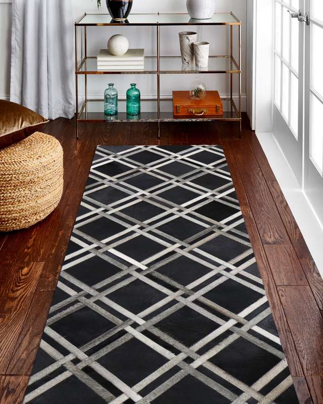 Cobree Hair Hide Rug, 3' x 8'