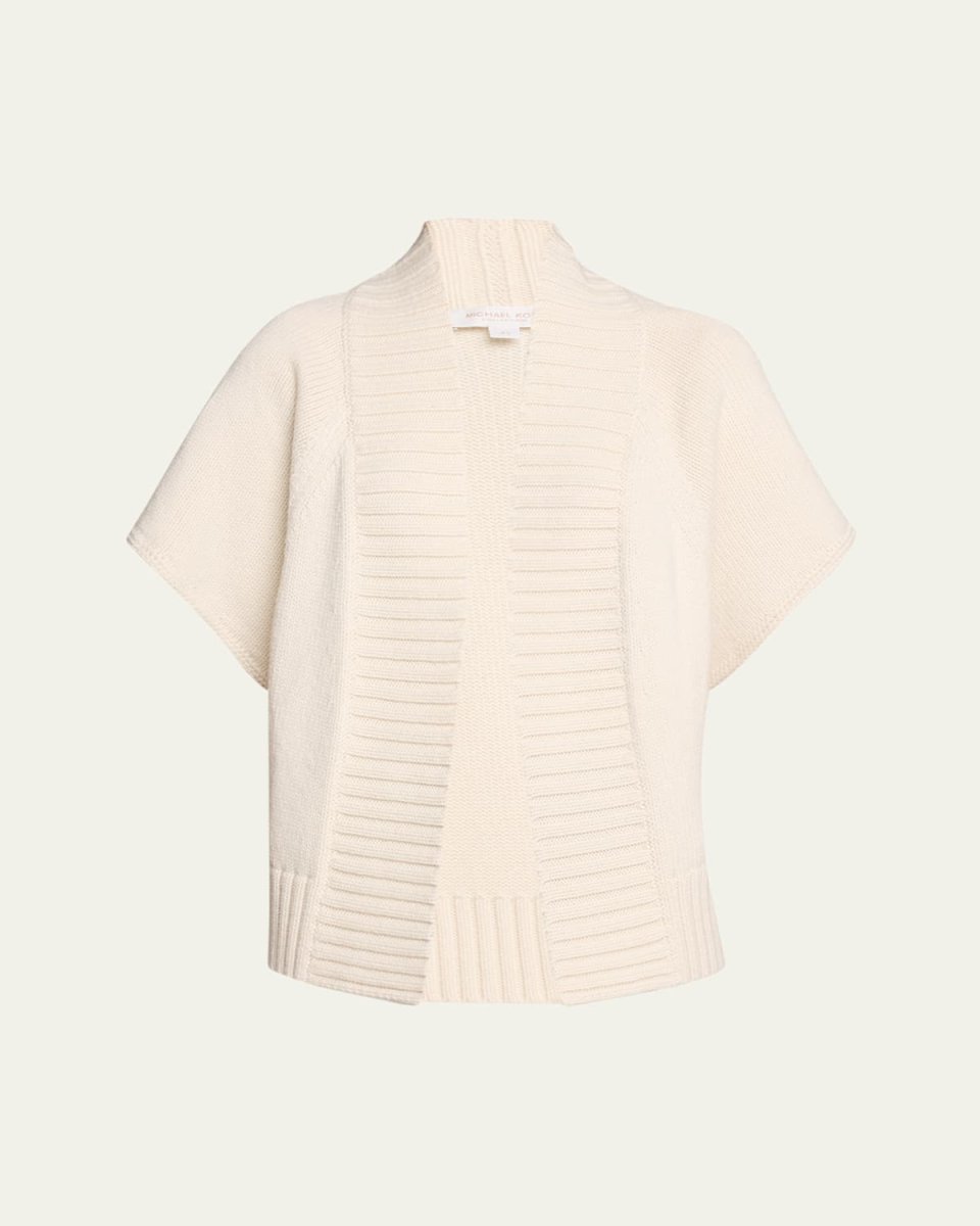 Open-Front Cashmere Cardigan