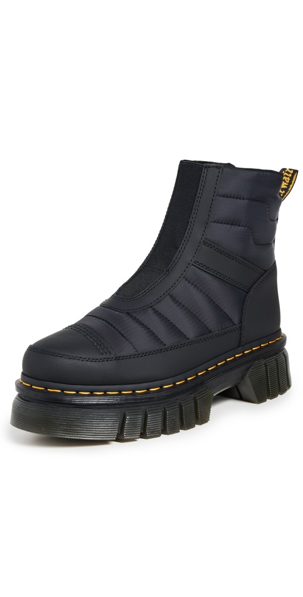 Dr. Martens Audrick Chelsea Quilted Boots Black