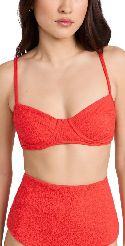 MARA HOFFMAN Lua Bikini Top Poppy