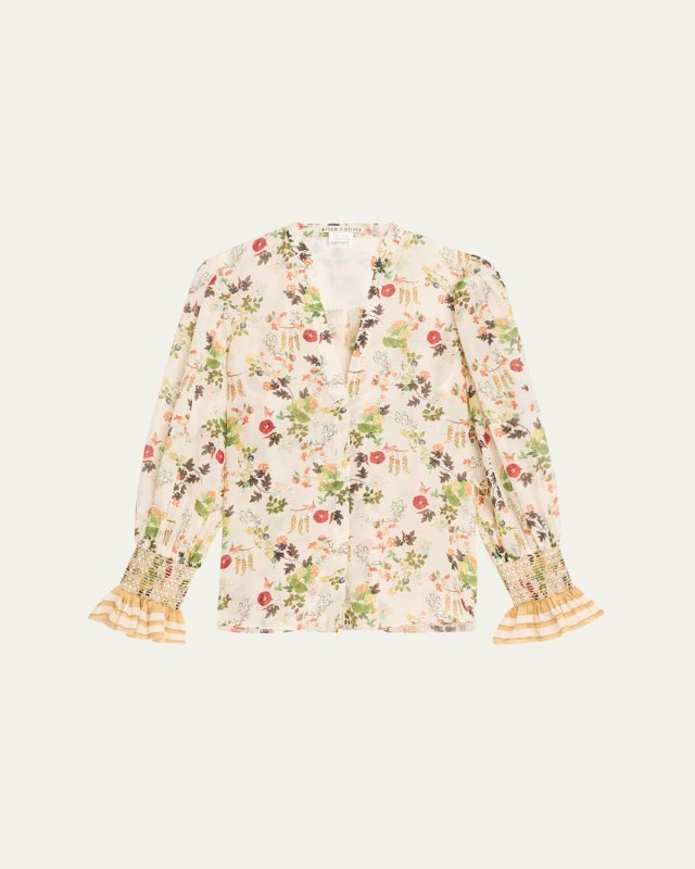 Ilan Button-Front Blouse