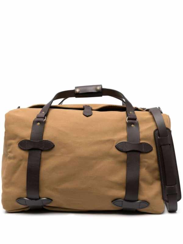 logo-debossed duffle bag