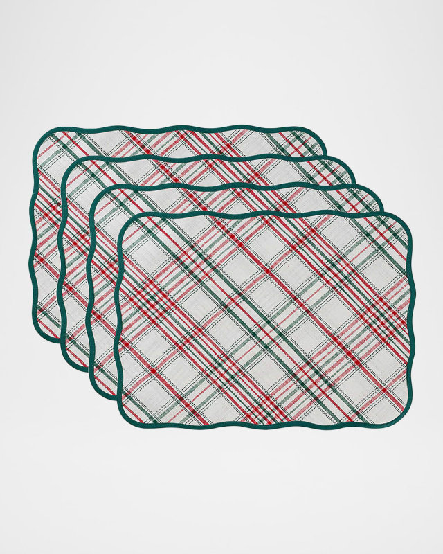 Merry Tartan Placemats, Set of 4
