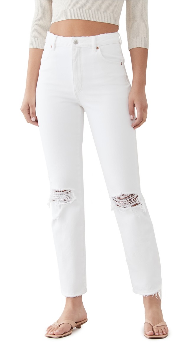 Rolla's Original Straight Jeans Layla White