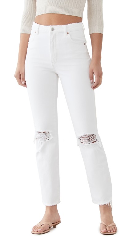 Rolla's Original Straight Jeans Layla White