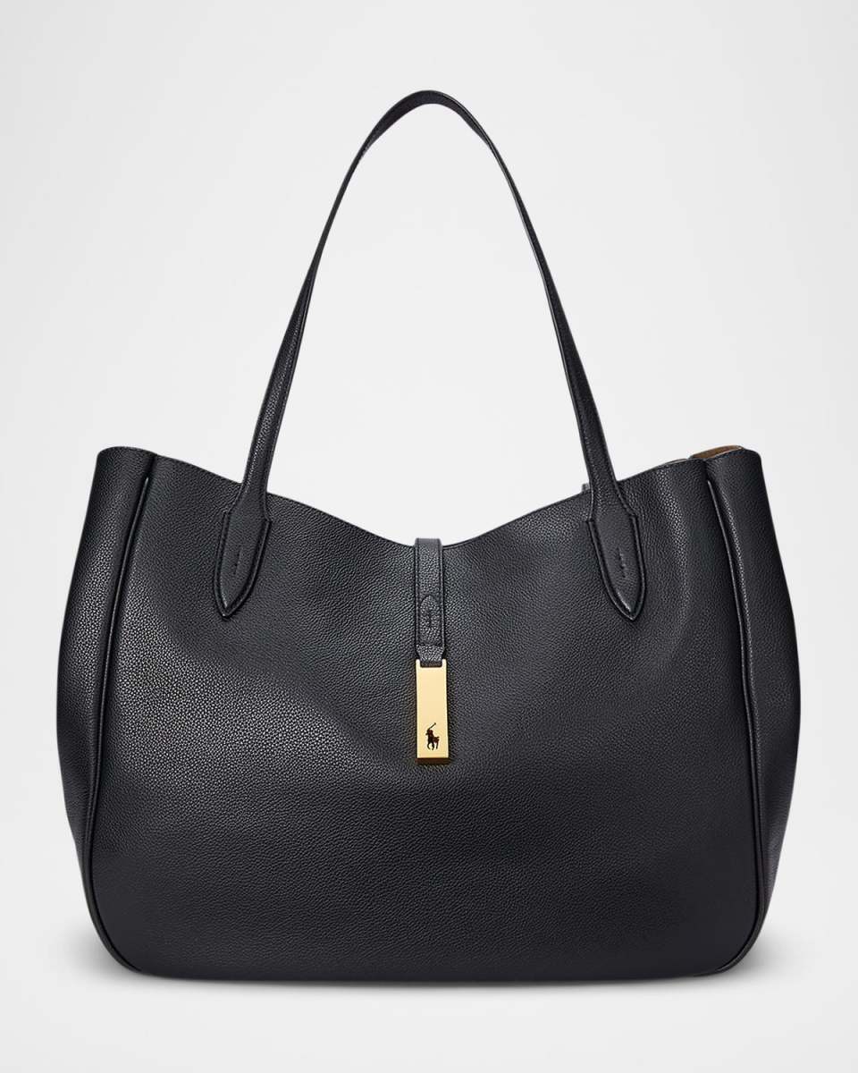 Medium Grain Leather Tote Bag