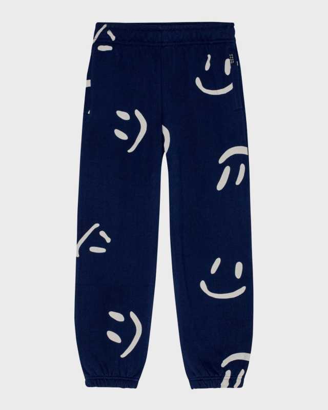 Boy's Adan Happy Face Joggers, Size 8-