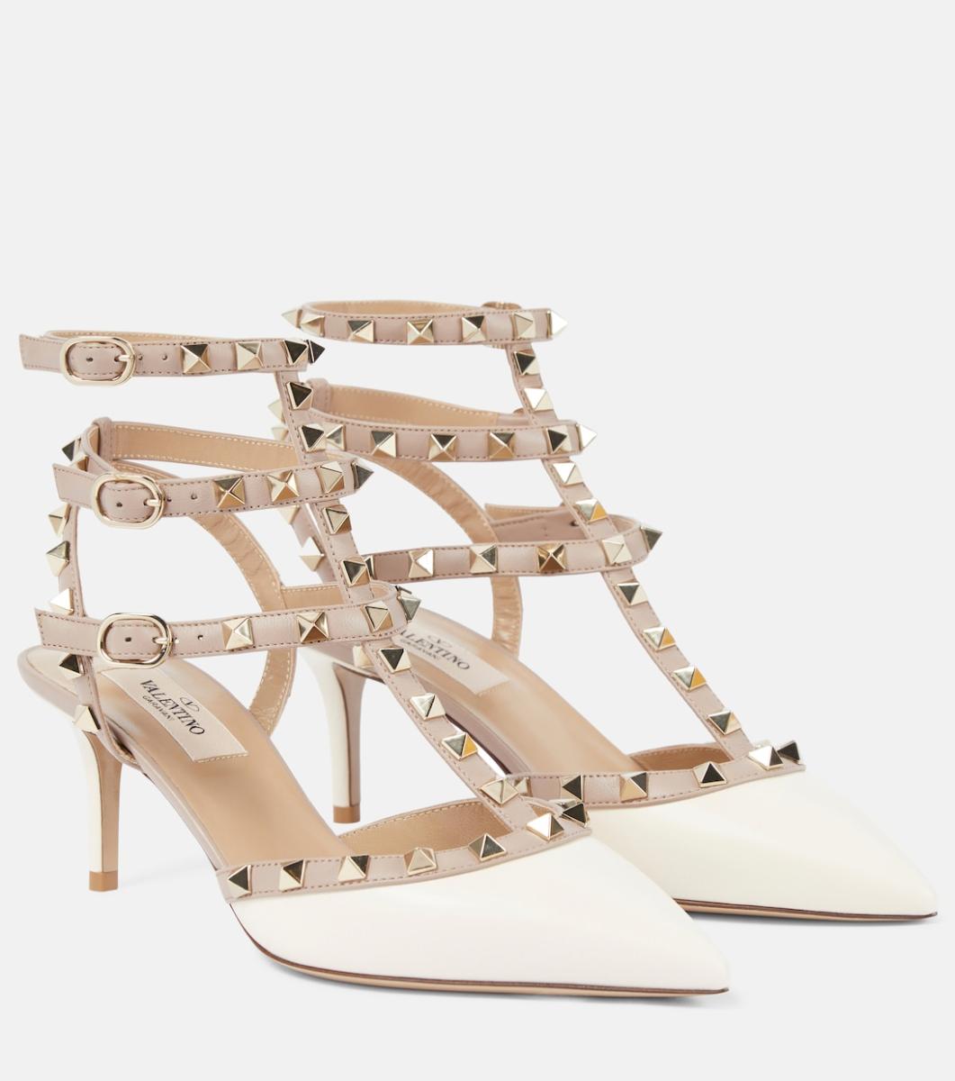 Valentino Rockstud leather pumps