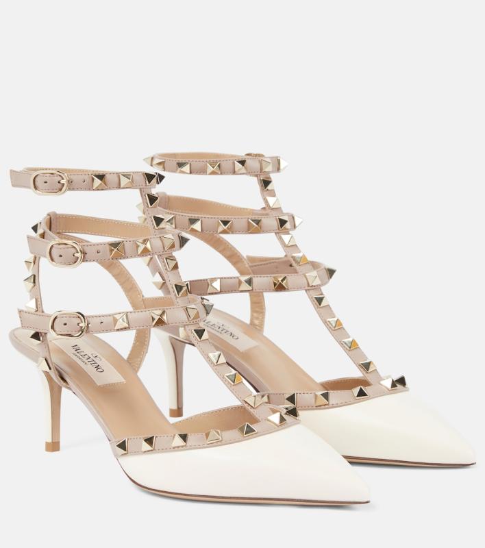 Valentino Rockstud leather pumps