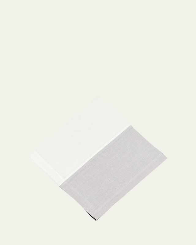 Color Block Black Napkin