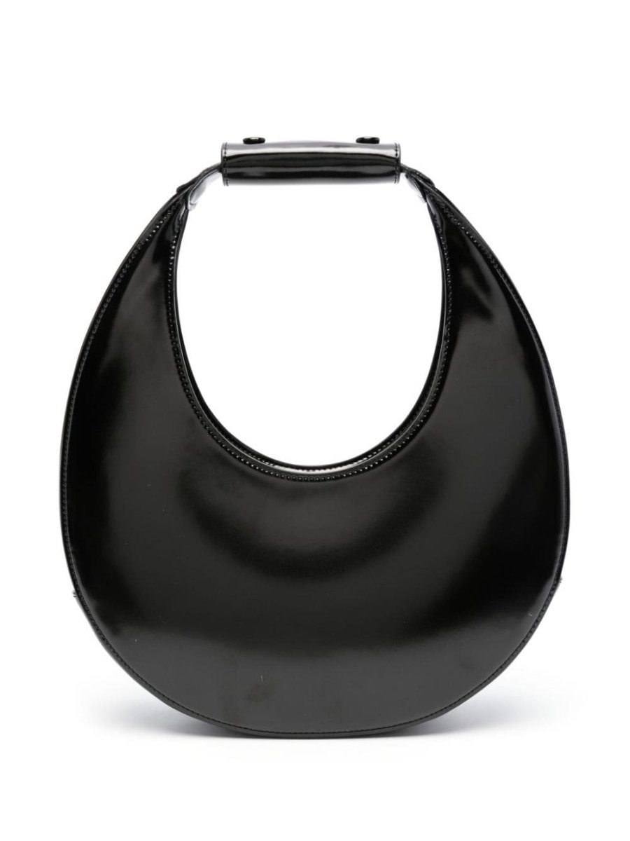 Moon leather shoulder bag